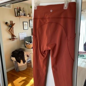 Terracotta invigorate leggings | size 4